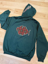 Load image into Gallery viewer, Green and Plaid Phish Full Zip Men’s Hoodie - Size XL or 2XL