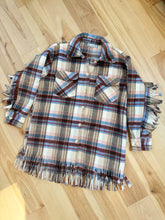 Load image into Gallery viewer, Grateful Fringy Plaid Stealie Jacket Shirt - Size S/M and L/XL left!