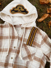Load image into Gallery viewer, Fall is Dead Grateful Hooded Flannel - ONE Ladies size XXL left!