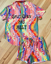 Load image into Gallery viewer, Split Open and Melt Button Down and Shorts Phish Party Set for Ladies - ONE size XXL available!