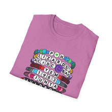 Load image into Gallery viewer, Swiphtie Phish Phriendship Bracelets Unisex Softstyle T-Shirt