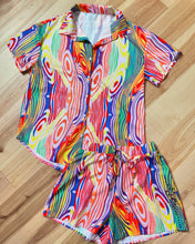 Load image into Gallery viewer, Split Open and Melt Button Down and Shorts Phish Party Set for Ladies - ONE size XXL available!