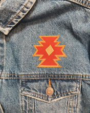 Load image into Gallery viewer, Grateful Western Denim Jacket Rust Bolt - Ladies Plus Size 1X!
