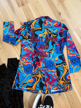 Load image into Gallery viewer, Split Open and Melt Springtime Psychedelic Phish Blazer - One Size XL!