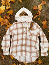 Load image into Gallery viewer, Fall is Dead Grateful Hooded Flannel - ONE Ladies size XXL left!