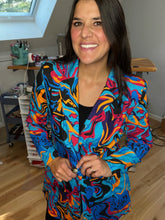 Load image into Gallery viewer, Split Open and Melt Springtime Psychedelic Phish Blazer - One Size XL!