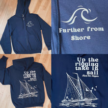 Load image into Gallery viewer, Moma Dance Sailing Full Zip Phish Hoodie - Size M, XL or 2XL (only one size medium left)