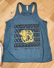 Load image into Gallery viewer, Harpua Deep Teal Flowy Racerback Phish Tank - Size S>2XL