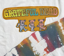 Load image into Gallery viewer, Grateful Dead Dancing Bear Tie Dye Stripe Sweatshirt - ONE Size Small left!