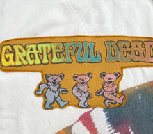 Load image into Gallery viewer, Grateful Dead Dancing Bear Tie Dye Stripe Sweatshirt - ONE Size Small left!