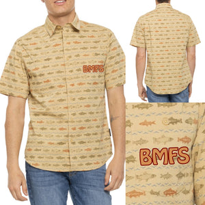 Billy Bass Tour BMFS Quickdry Button Down Tour Shirt - Size XL or 2XL