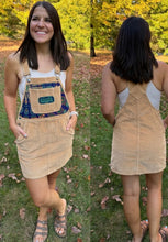Load image into Gallery viewer, Grateful Goose Tapestry and Tan Corduroy Dress - Size Medium (Only ONE!)