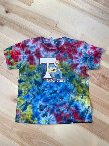 Youth Medium T is for Trey Tie Dye Phish Tee
