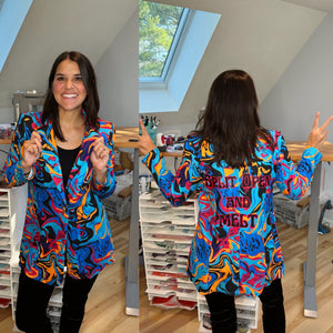 Split Open and Melt YEMSG Psychedelic Phish Blazer - One Size Small through XL Left!