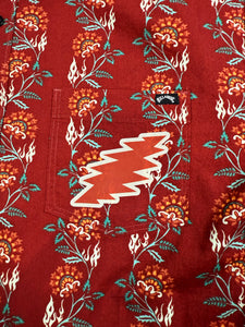 Folk Floral Grateful x Billabong Buttondown Shirt - One Mens Large or XL