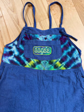 Load image into Gallery viewer, Goose Linen and Perwinkle Tie Dye Overalls - Size Small