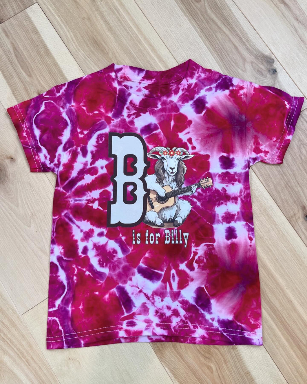 B is for Billy Tie Dye Toddler Tee - Size 4T/5T