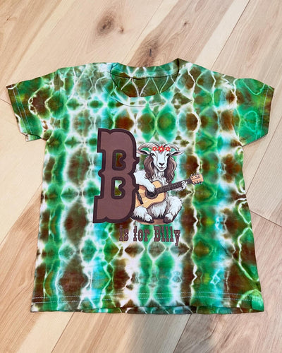 B is for Billy Tie Dye Toddler Tee - Size 2T/3T