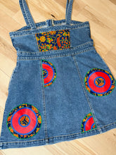 Load image into Gallery viewer, Phish Green Mandala Tapestry Denim Full Zip Dress -ONE Size Large left!