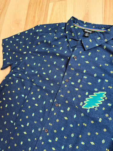 Grateful Speedway Boogie Geo Buttondown Shirt - One Men’s XL left!