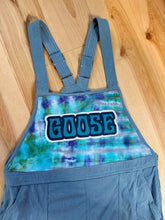 Load image into Gallery viewer, Tie Dye Goose Corduroy Cargo Overalls - One Size Small left!