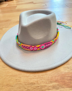 Woven Macrame Adjustable Hat Bands - One Left!