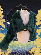 Load image into Gallery viewer, Pretty Lights Faux Fur Cropped Coat- ONE Size Large