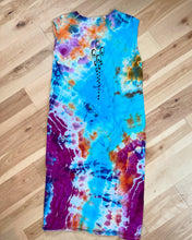 Load image into Gallery viewer, Split Open and Melt Tie Dye Phish Maxi Dress - Size XL