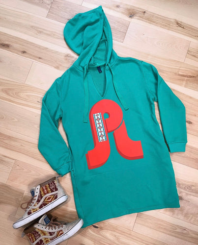 Southwest Pretty Lights Hooded Sweatshirt Dress - One Size Small left!  (runs big!)
