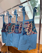 Load image into Gallery viewer, Grateful Tapestry Linen Blend Overalls - Size S, M and L left! (one in each size!)