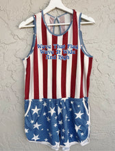 Load image into Gallery viewer, Wave That Flag U.S. Blues Grateful Romper - Size M or L/XL!
