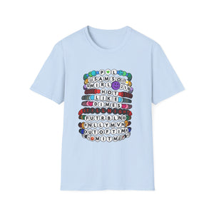 Pretty Lights Kandi/Swiftie Style Friendship Bracelets Unisex Softstyle T-Shirt