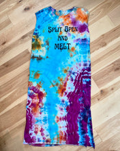 Load image into Gallery viewer, Split Open and Melt Tie Dye Phish Maxi Dress - Size XL