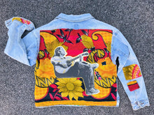 Load image into Gallery viewer, Queen of the Springtime Billy Strings Kantha Denim Jacket - Fits a Size Large or L/XL!