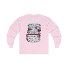 Load image into Gallery viewer, Pretty Lights Kandi/Swiftie Friendship Bracelets Unisex Ultra Cotton Long Sleeve Tee (Various Colors)