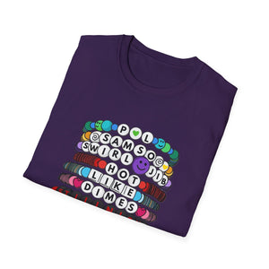 Pretty Lights Kandi/Swiftie Style Friendship Bracelets Unisex Softstyle T-Shirt