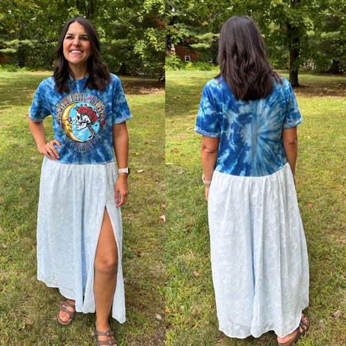 Grateful Dead Fall Tour ‘89 Jacquard Lace Floral Gown - Size Medium or Med/Lrg