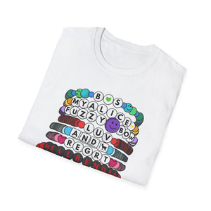 Billy Strings Inspired Swiftie Friendship Bracelets Unisex Softstyle T-Shirt
