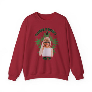 I’d Rather Be Smokin’ a J with Tay Unisex Sweatshirt