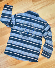 Load image into Gallery viewer, Suuuuper Soft Striped Organos Flannel Goose Shirt - Men’s Size Medium, Large or XL left!