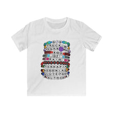 Load image into Gallery viewer, YOUTH Grateful Swiftie Friendship Bracelet Softstyle Tee