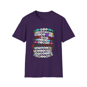 Pretty Lights Kandi/Swiftie Style Friendship Bracelets Unisex Softstyle T-Shirt