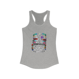 Swiphtie Phish Phriendship Bracelet Women's Ideal Racerback Tank