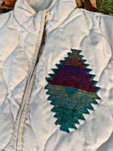 Load image into Gallery viewer, Billy Strings Fall Tour Quilted Oatmeal Pendleton Inspired Jacket - ONE Size M/L left!