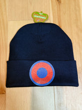 Load image into Gallery viewer, Navy Sparkly Phish Donut Organic Cotton Beanie - Only 3 Made