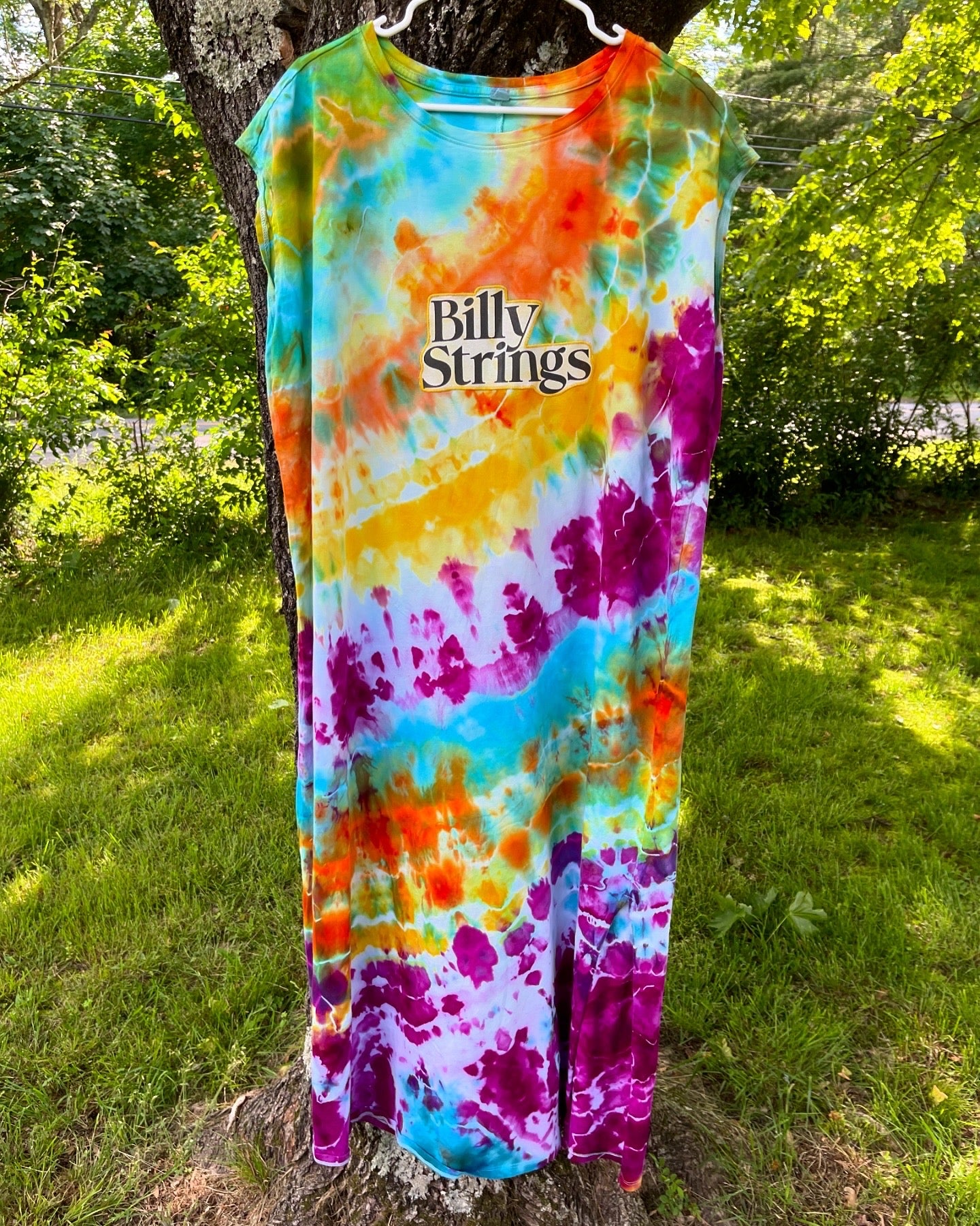 Billy Strings Tie Dye Maxi Dress
