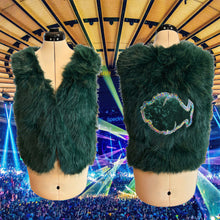 Load image into Gallery viewer, Party Time Faux Fur Phish Vest - ONE Size Medium left!