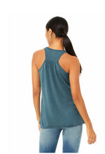 Load image into Gallery viewer, Ripple Deep Teal Flowy Grateful Dead Tank Top