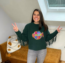 Load image into Gallery viewer, Fringy Pine Phish Sweater - (ONE LEFT Size L!)