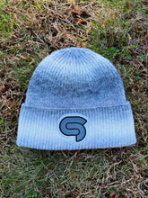 Load image into Gallery viewer, Grey Dip Dyed Wool STS9 Beanie - One size